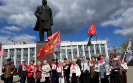 Коммунисты Одинцово отметили 153-ю годовщину со дня рождения В.И. Ленина