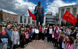 День рождения В.И. Ленина коммунисты, комсомольцы и пионеры отметили в городских округах Щёлково и Лосино-Петровский