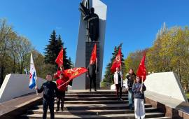 Коммунисты Фрязино, очередной раз приняли участие в торжественном забеге