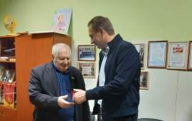 Глава г.о. Красногорск поздравил первого секретаря Красногорского ГК КПРФ Евгения Добровольского