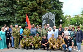 В Озёрах прошёл митинг, посвящённый «Дню ветеранов боевых действий»