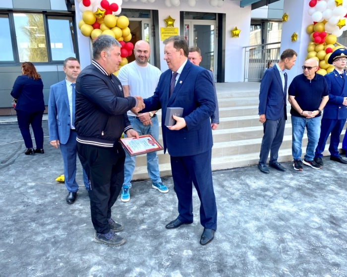 Владимир Кашин принял участие в открытие после ремонта Краснопоймовской средней школы