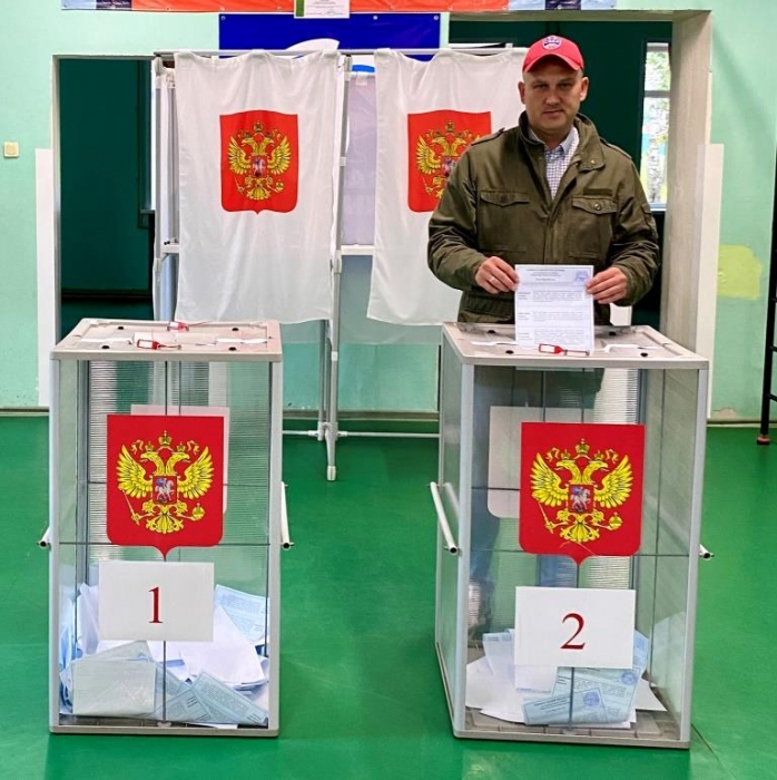 Сергей Стрельцов проголосовал на выборах губернатора Московской области