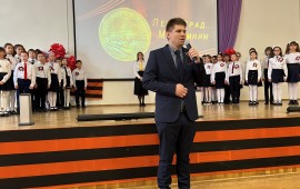 Даниил Рендаков принял участие в мероприятии, посвященном годовщине освобождению блокадного Ленинград