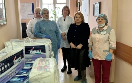 Первый секретарь Королёвского ГК КПРФ Светлана Петрова посетила отделение паллиативной помощи в Королёве