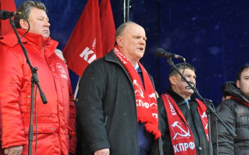 Г.А. Зюганов на многотысячном митинге в Москве: Мы победим в борьбе за честные выборы!