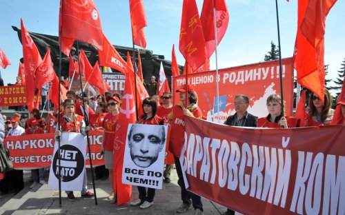 НАТО не пройдет! Репортаж о митинге КПРФ в городе Ульяновске