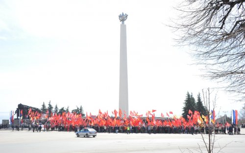 НАТО не пройдет! Репортаж о митинге КПРФ в городе Ульяновске