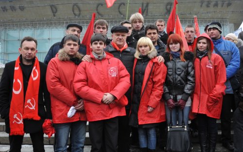 Г.А. Зюганов на митинге в Москве: Нас не поставить на колени!