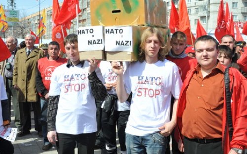 НАТО не пройдет! Репортаж о митинге КПРФ в городе Ульяновске