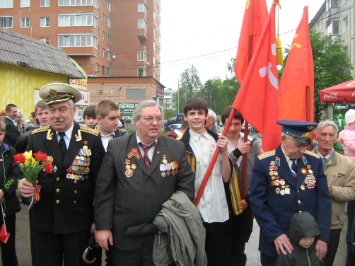 Праздник Победы в городе Троицк