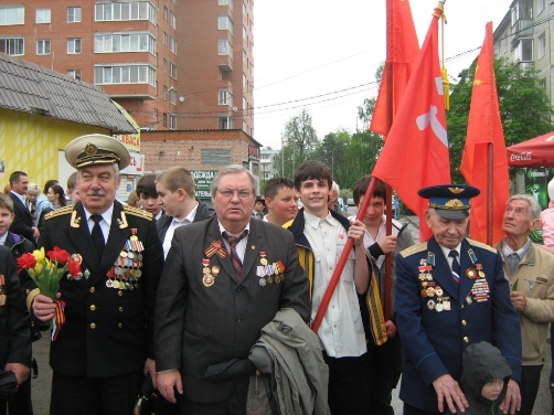 Праздник Победы в городе Троицк