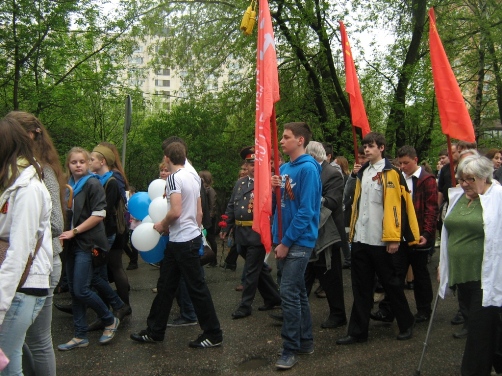 Праздник Победы в городе Троицк