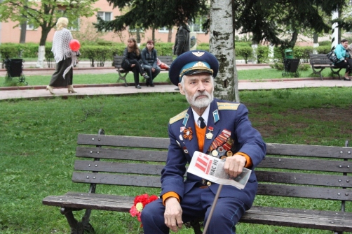 День Победы в подмосковном городе Клин