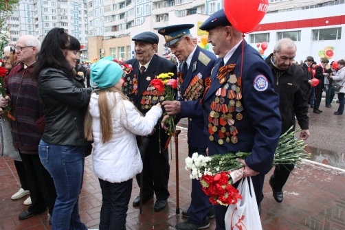 День Победы в подмосковном городе Клин