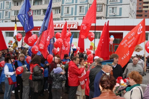 День Победы в подмосковном городе Клин