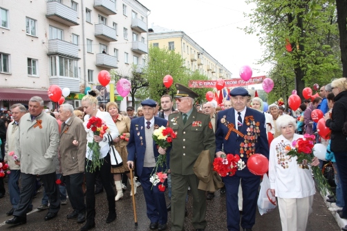 День Победы в подмосковном городе Клин
