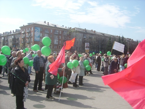 Первомайский митинг в Жуковском