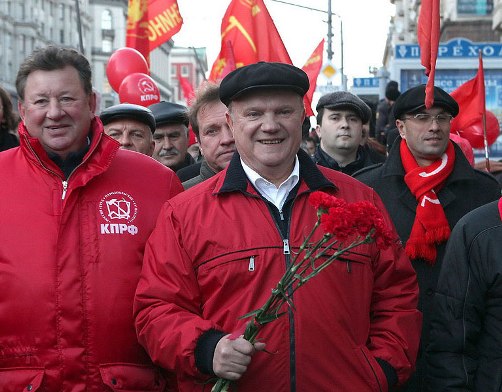 Г.А. Зюганов на митинге 7 ноября в Москве: «Россия выстрадала новый курс и новую политику. Суть ее – левый поворот!»