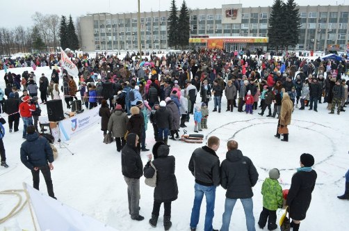 Сергиев Посад. Одна из лучших праздничных площадок у коммунистов