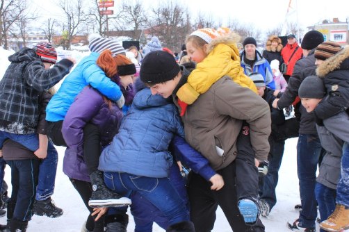 Сергиев Посад. Одна из лучших праздничных площадок у коммунистов