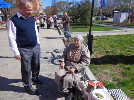 Георгиевская лента в Талдоме