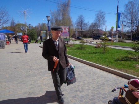 Георгиевская лента в Талдоме