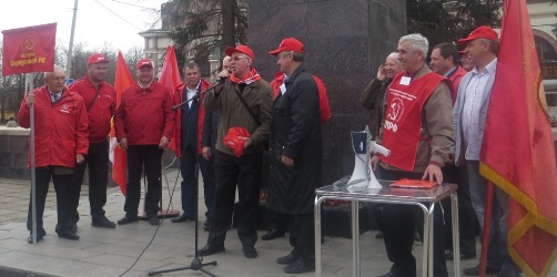 Первомайская демонстрация в Серпухове