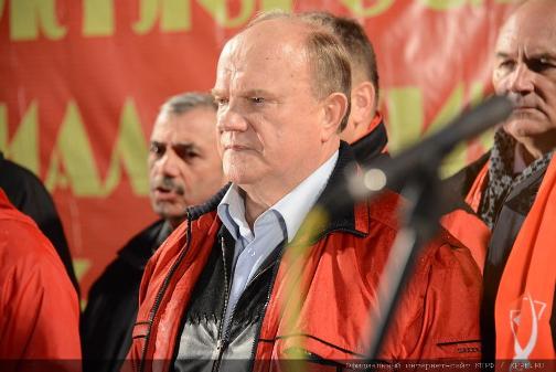 «Мы – наследники Красного Октября!» Шествие и митинг в Москве в честь 96-й годовщины Великой Октябрьской социалистической революции