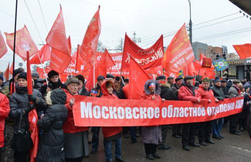 «Да здравствует Красная Армия!» Шествие и митинг в Москве