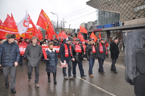 «Да здравствует Красная Армия!» Шествие и митинг в Москве