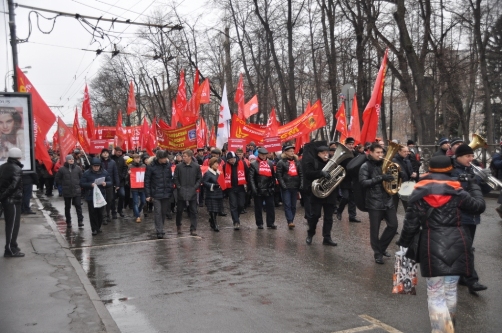 «Да здравствует Красная Армия!» Шествие и митинг в Москве