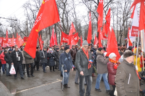 «Да здравствует Красная Армия!» Шествие и митинг в Москве