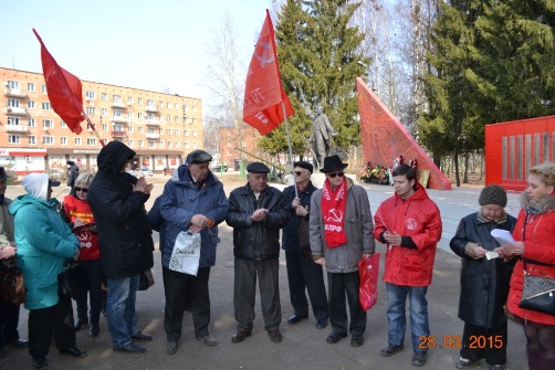 Талдом: Митинг в поддержку законопроекта «О детях войны»
