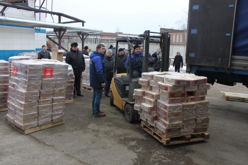 КПРФ - Новороссии: отправлен двадцать девятый гуманитарный груз 