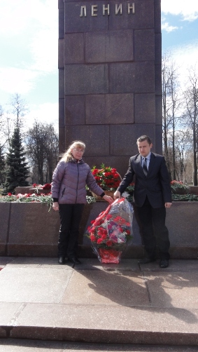 В Подольске отметили 145-ю годовщину со Дня рождения В.И. Ленина