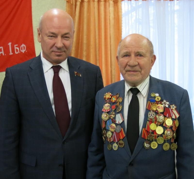 Депутат М.П. Леонтьев отчитался о проделанной работе перед Советом ветеранов города Протвино