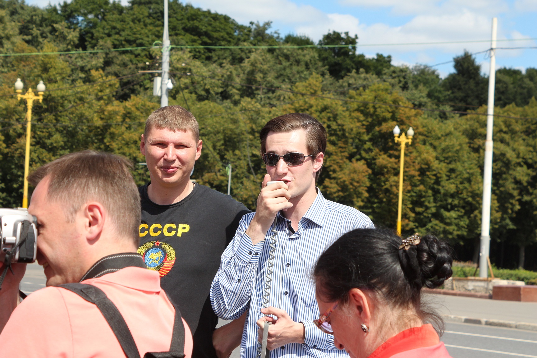 Подольские коммунисты на митинге Антикапитализм-2015