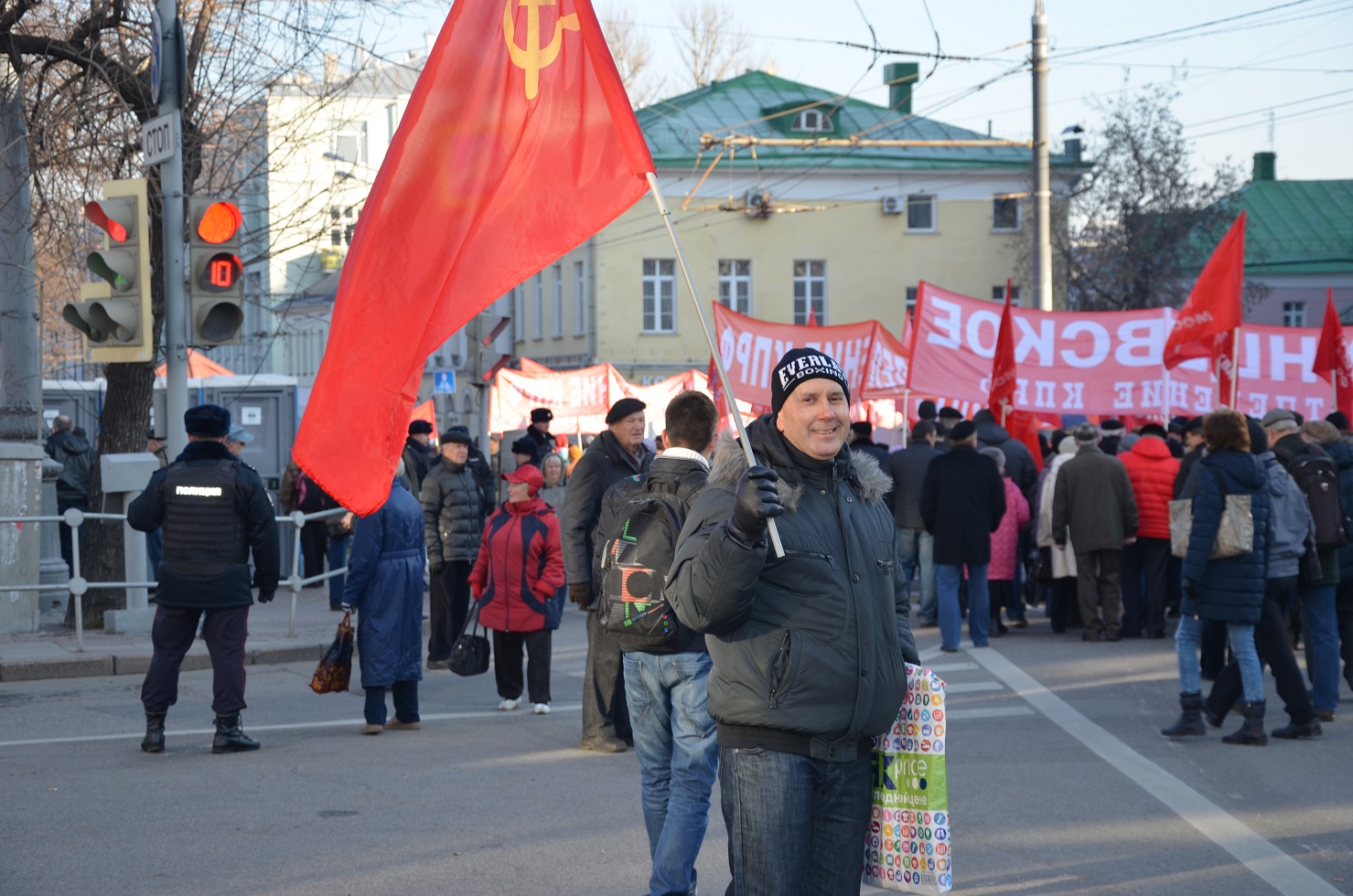 «Будущее за социализмом!»: коммунисты Московской области на митинге в Москве (фоторепортаж)