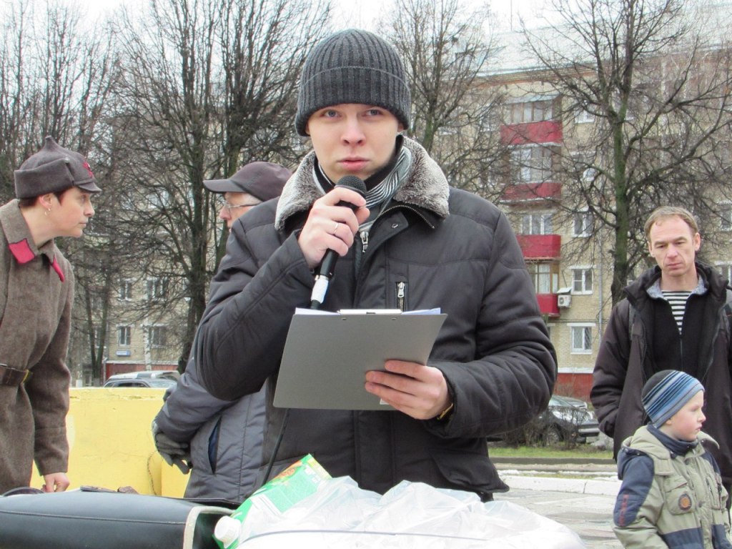 Праздничный митинг ко дню рождения Сталина