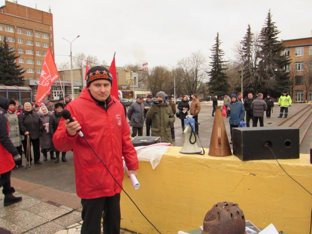 Праздничный митинг ко дню рождения Сталина