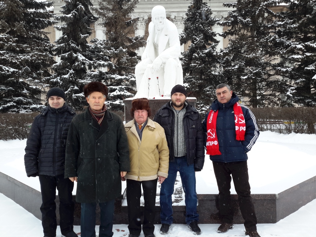 Коммунисты Ленинского района отметили 95-ую годовщину выступления В.И. Ленина в доме Шульгина