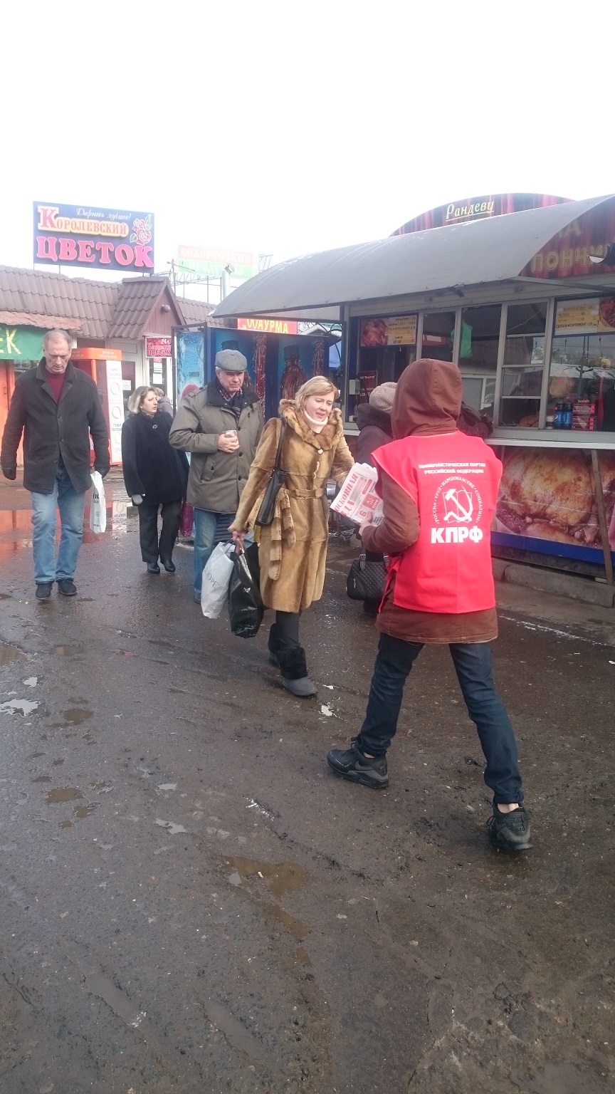 В Королёве прошли массовые пикеты в поддержку Всероссийской акции протеста