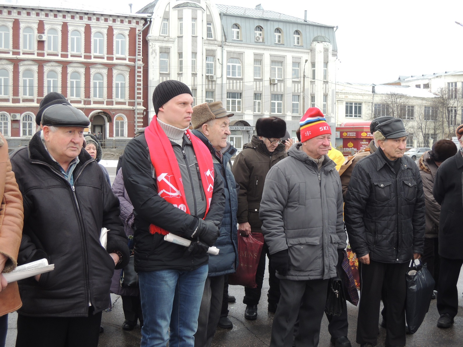 Коломна: Митинг протеста против социальной политики правительства Д.Медведева