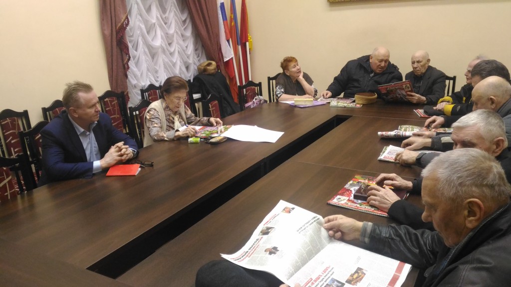 Встреча с ветеранами микрорайона Ферма