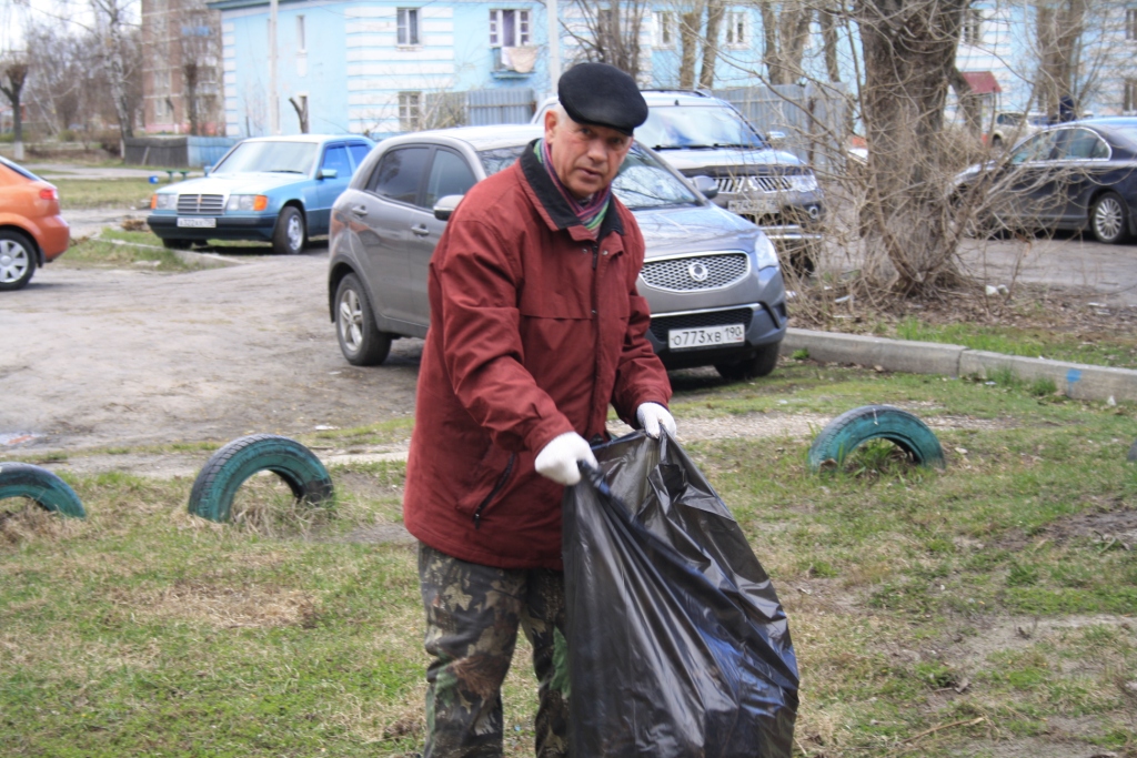 Коммунистический субботник в городе Электрогорске