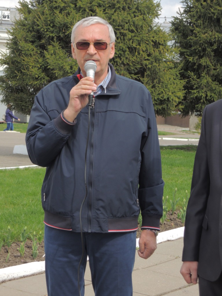 Коломна. Первомайский митинг на площади Двух революций