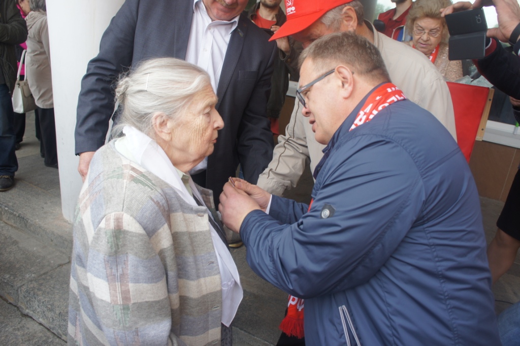 Александр Наумов выступил на митинге в защиту закона «О детях войны» в Чехове