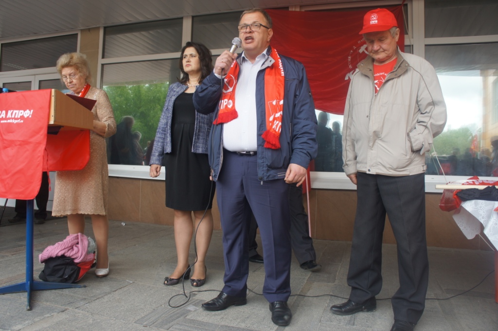 Александр Наумов выступил на митинге в защиту закона «О детях войны» в Чехове