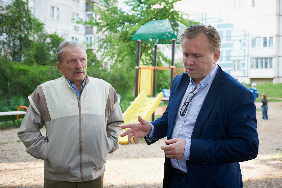 Александр Голуб встретился с жителями Хотьково
